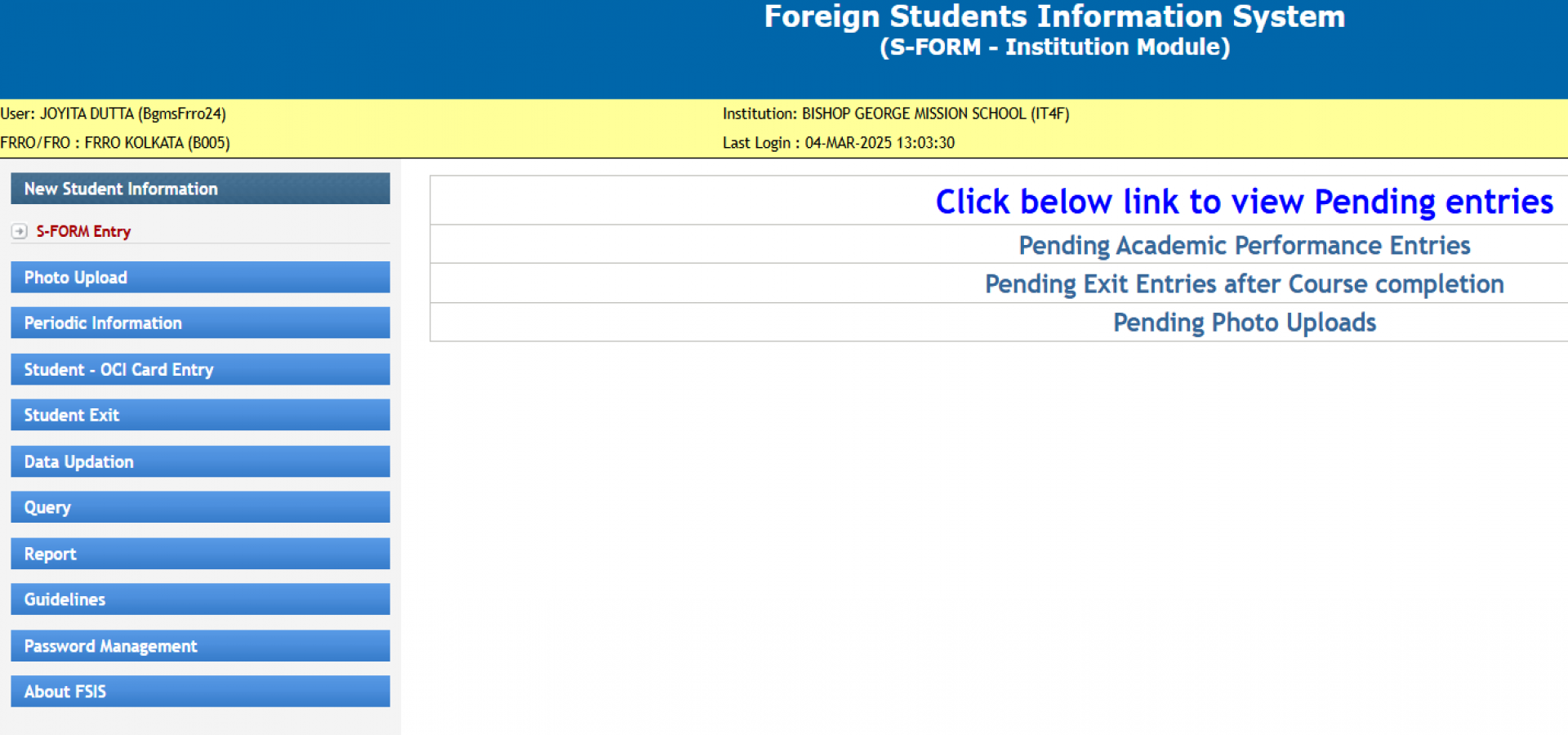 Welcome Foreign students